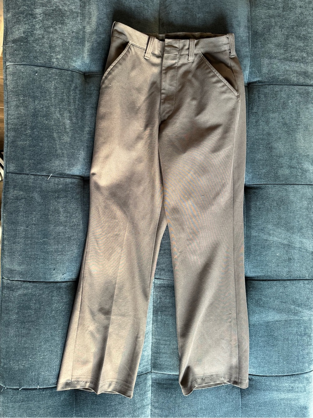 Vintage Classic Men's Grey Dress Pants